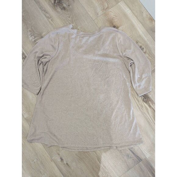 Sz 2X Floral Tunic Top - Picture 5 of 6